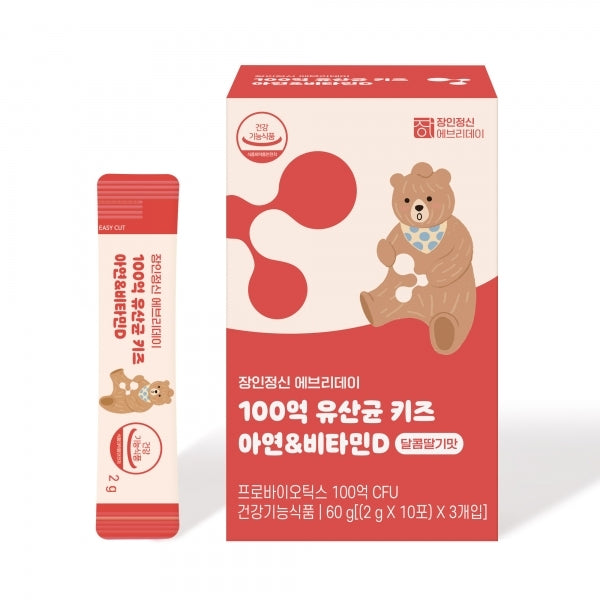 Kids Probiotic 키즈 100억 유산균 아연+비타민D