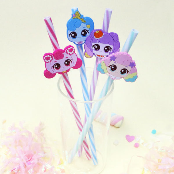 Catch Teenieping 4 Figure Straw 4P